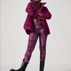 ATHLETA Downtown Jacket Mulberry/Magenta